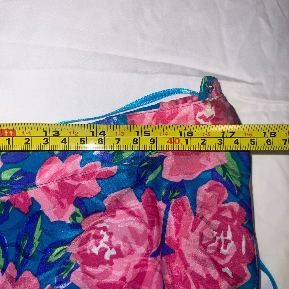 Vintage Adrianna Papell Floral Two Piece Skirt Set Cottagecore Coastal Chic READ - Picture 4 of 9